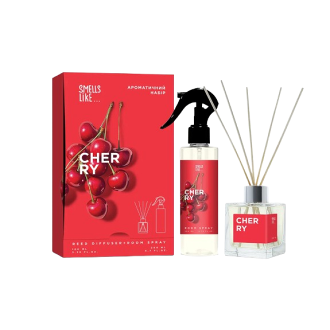 Подарунковий набір SMELLS LIKE Вишня
