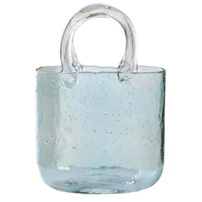 Ваза "Blue bag" 27см.