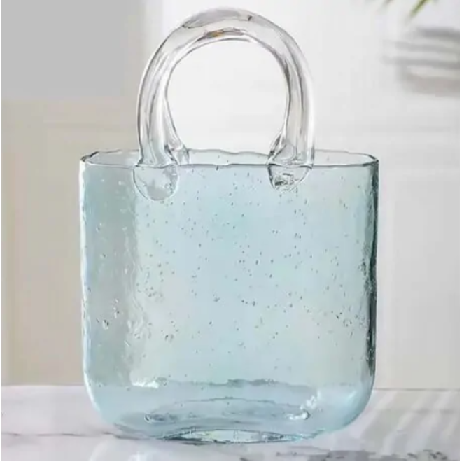 Ваза "Blue bag" 27см.