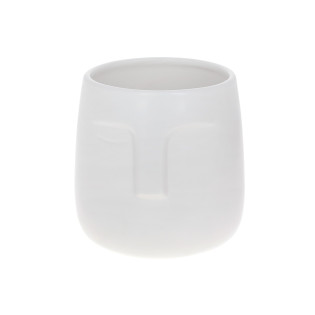 Ваза "Face", біла матова, 14,5см.