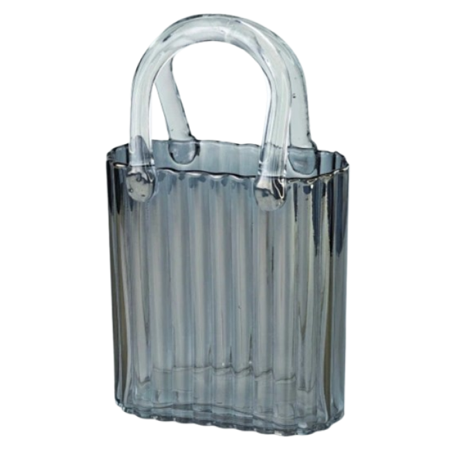 Ваза "Graphite bag" 22см.
