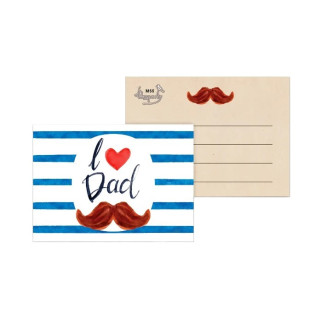 Листівка міні " I love dad "
