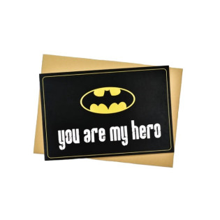 Листівка "You are my hero" бетман