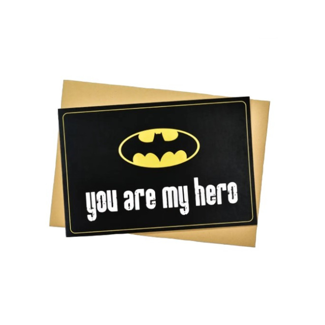 Листівка "You are my hero" бетман