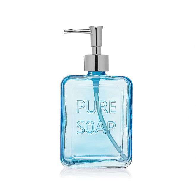 Дозатор " Pure Soap " блакитний , 560 мл.