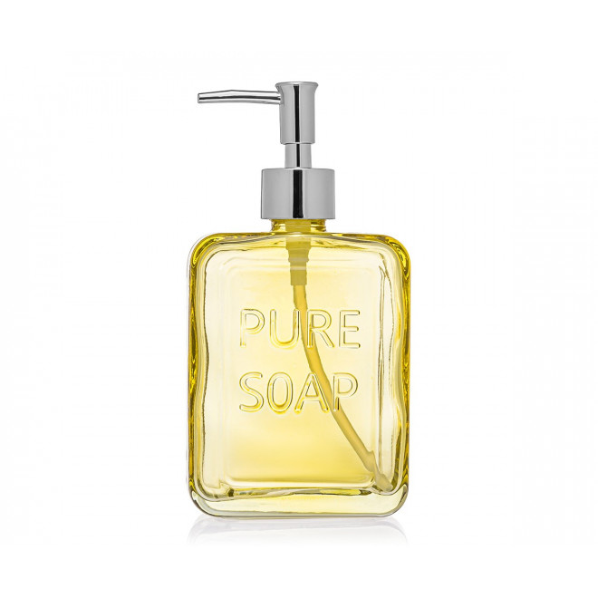 Дозатор " Pure Soap " жовтий , 560 мл.