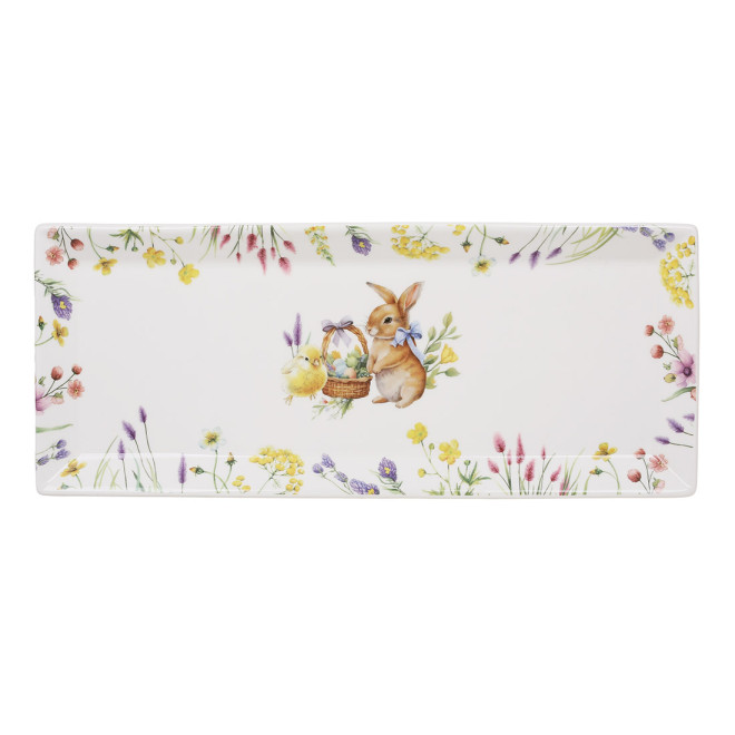 Блюдо "Зайка з курчатком", 35см.