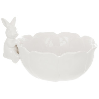 Піала " Зайка з квіткою ", 600мл.