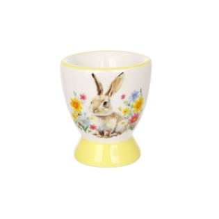 Підставка для яйця " Зайка у квітах - 3 "