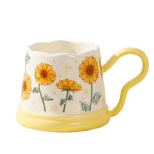Чашка "Жовтий соняшник" 390 мл. Чашка "Жовтий соняшник" 390 мл.
