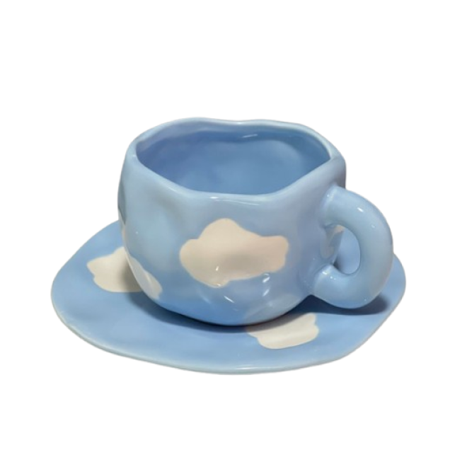 Чашка з блюдцем "Cloudlet" 300мл.