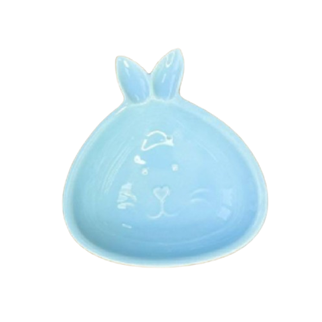 Міні піалочка "Зайка" блакитна , 11,5см