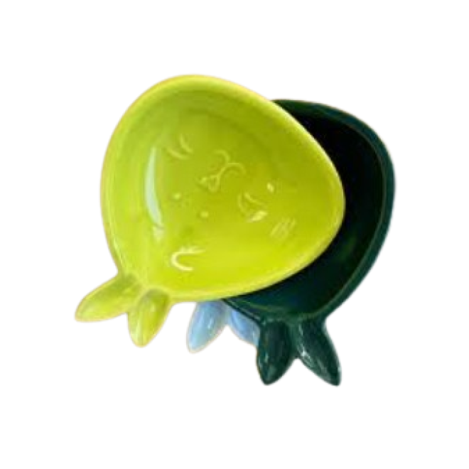 Міні піалочка "Зайка" блакитна , 11,5см