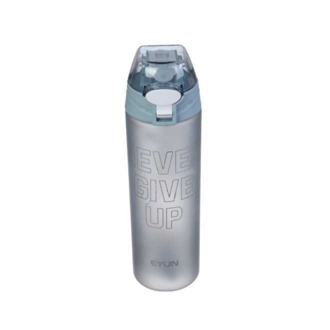 Пляшка спортивна "Never give ap" ,  сіра , 700мл