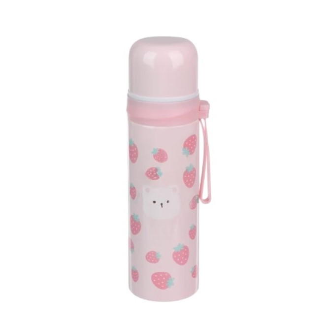 Термос дитячий "Полунички" 500мл, рожевий