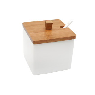 Банка з кришкою та ложкою 600 мл Банка з кришкою та ложкою 600 мл